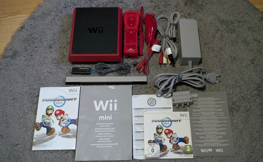 Nintendo Wii Mini Full box modat 64gb