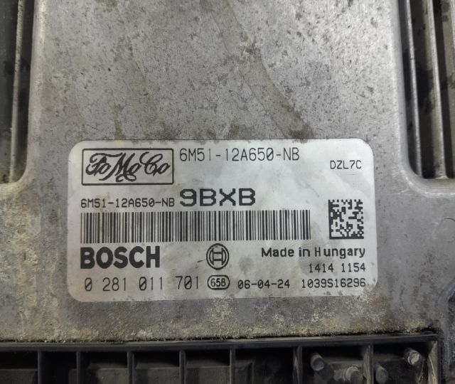ECU Calculator motor 6m51-12a650-nb 1.6 tdci HHDA Ford Focus 2  [din 2004 pana  2008] seria