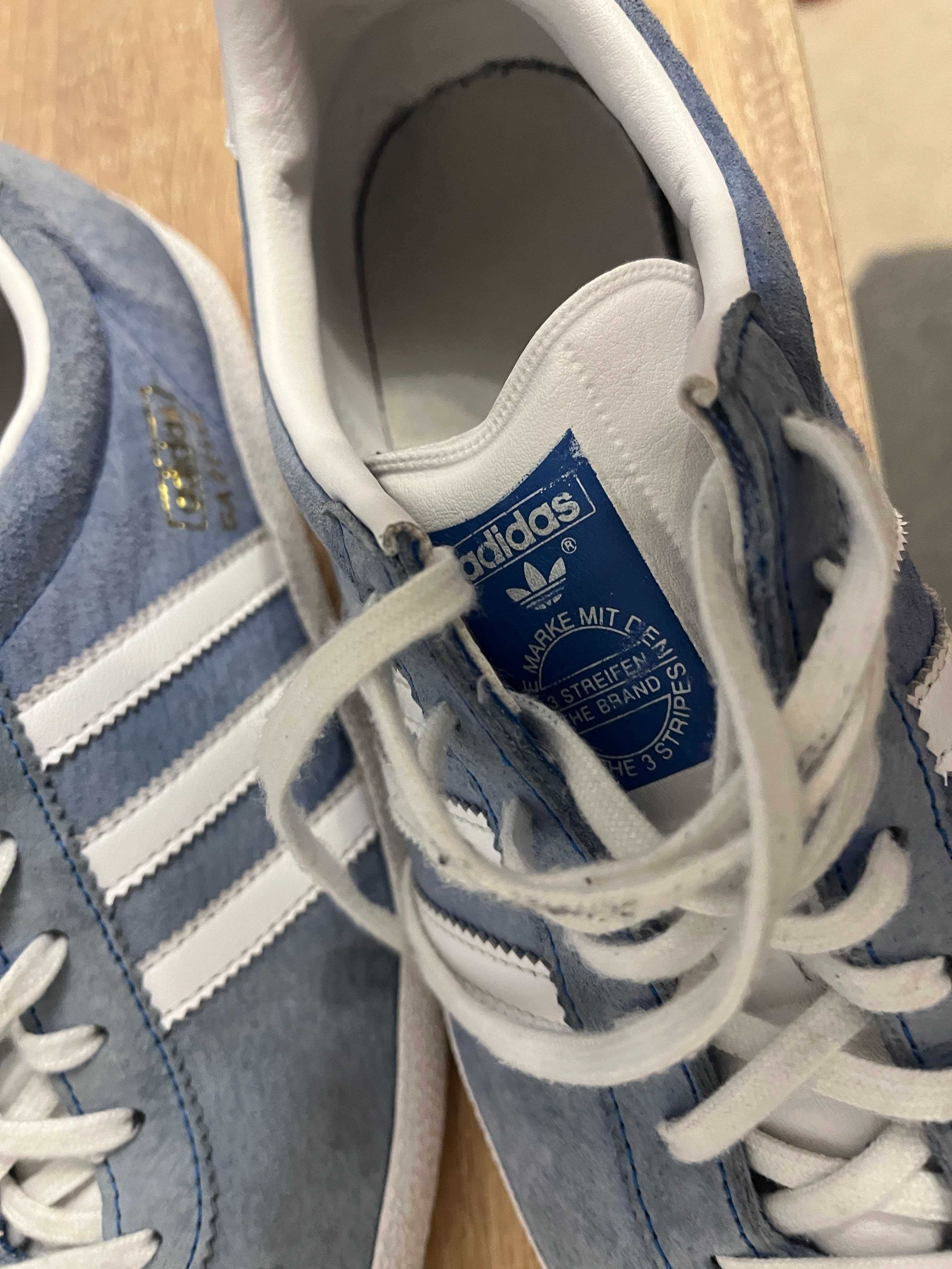 Adidas Gazelle OG Suede AF Albastru / Alb G16183 38 2/3