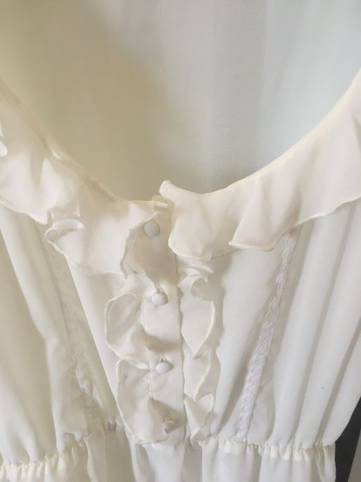 Rochie Asos, alba, nu e transparenta! Mărimea M