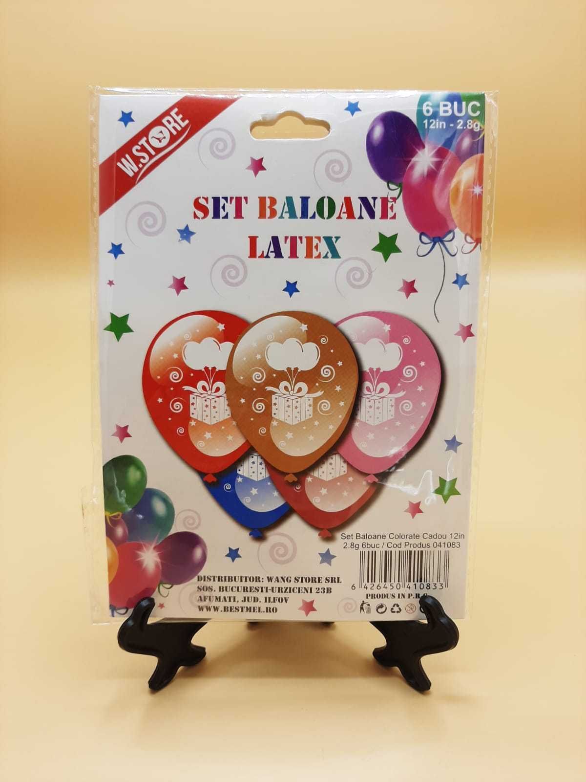 Set 6 baloane imprimate "La mulți ani "