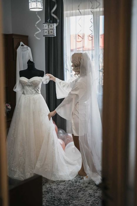 Rochie mireasa marime 38