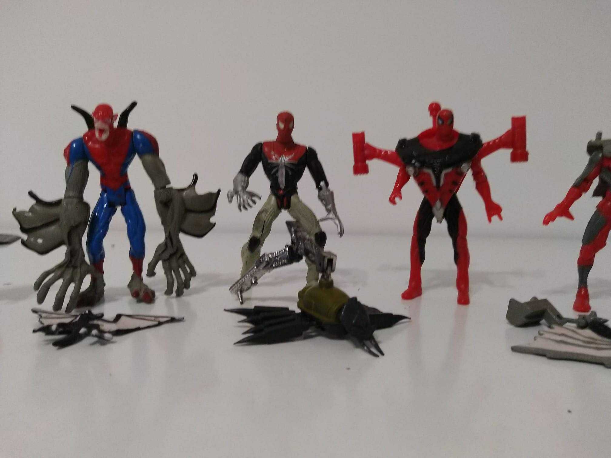 Set 12 figurine - spider man, power rangers, blade, captain america