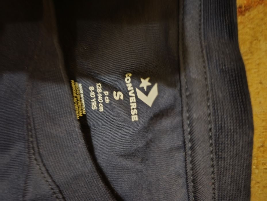Тениска с къс ръкав converse 128-140