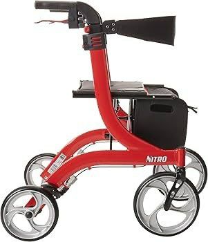 Ходунки роллатор Drive nitro Usa black red.