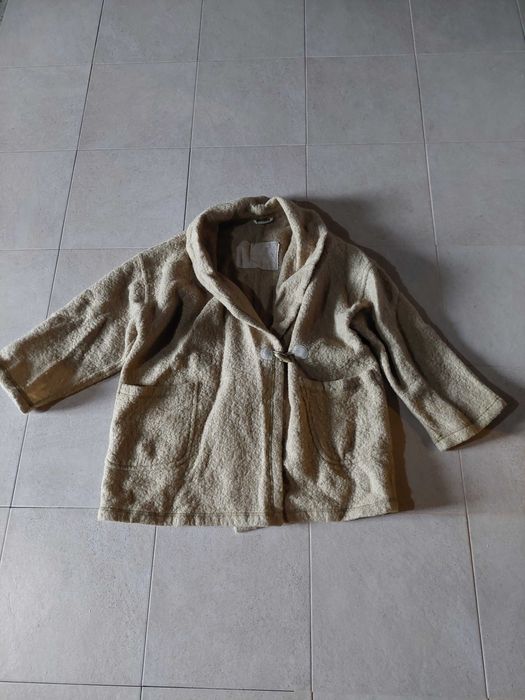 L/XL Дамско вълнено палто