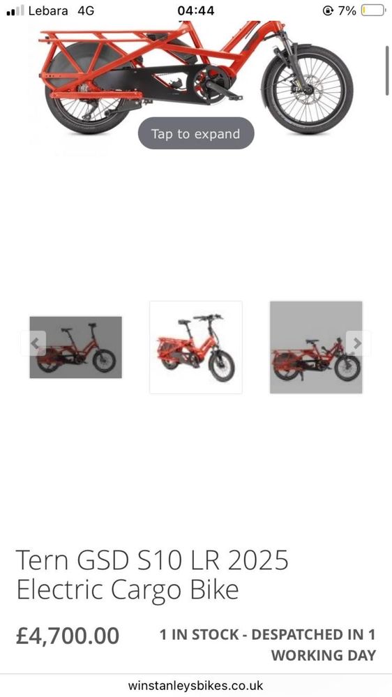 Bicicleta tern GSD S10 LR 2025