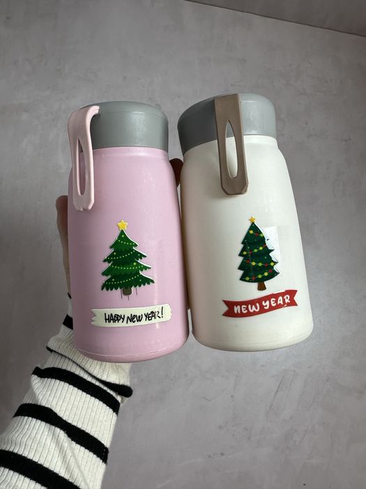 Новогодние термокружки для напитков