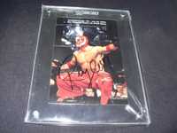 Placa autograf autentic Rey Mysterio WWE 2k20