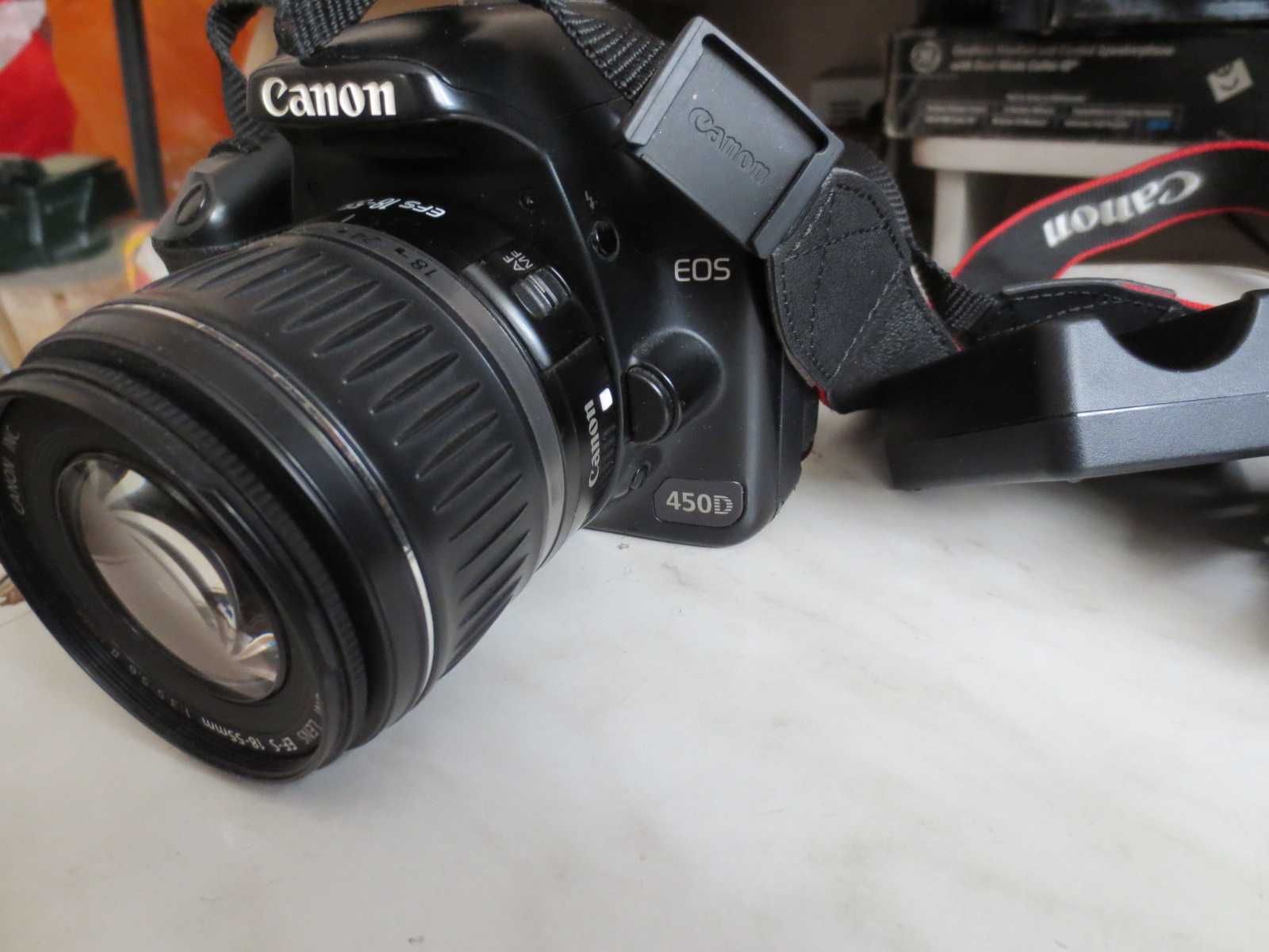 Foto Canon Eos 450d cu 18-55 obiectiv