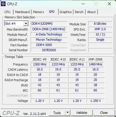 Рам Памет: ADATA XPG GAMMIX D30 8GB DDR4 3000Mhz