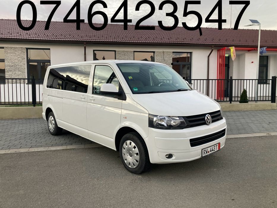 Volkswagen t5 lung /2.0 tdi 140 cp / 2011 euro 5/ webasto /9 locuri