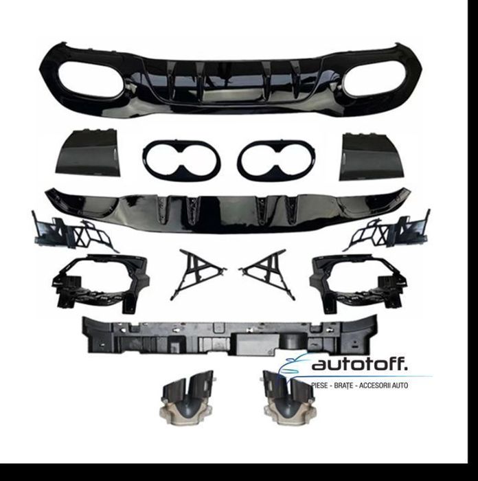 Difuzor bara spate Mercedes W177 Hatchback (2018+) Black Look