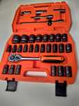 Trusa chei tubulare CR-V  1/2" 32 piese (8mm-32mm) si cliket