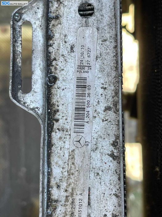 Radiator Apa Antigel Motor Mercedes CLS C218 350 3.0 CDI 2011 - 2017 Cod A2045003603 [C5002]