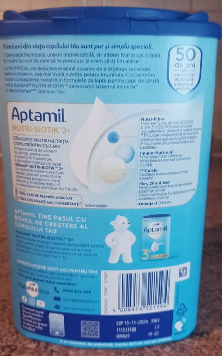 Lapte praf Aptamil 2+