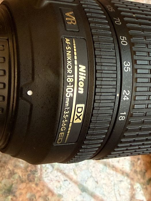 Обектив Nikon DX AS-F Nikkor 18-105mm 1:3.5-5.6G ED VR