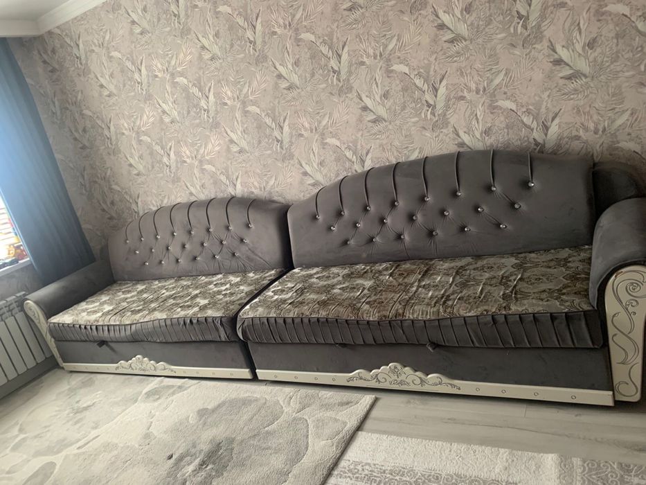 Диваны серый 4метра