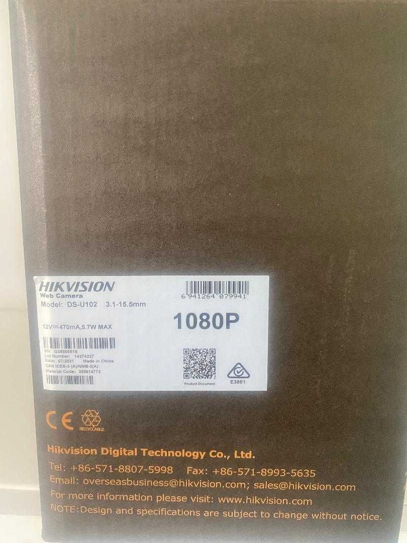 Vand camera Web Full HD Hikvision DS-U102 pentru conferinte