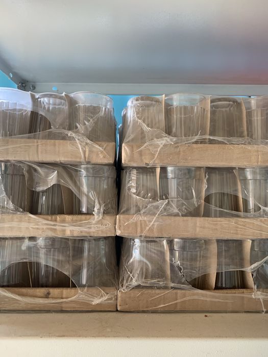 Продам гранёные стаканы в упаковках новые