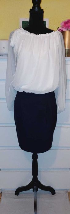 Fusta office conica cu buzunare TRANSPORT GRATUIT