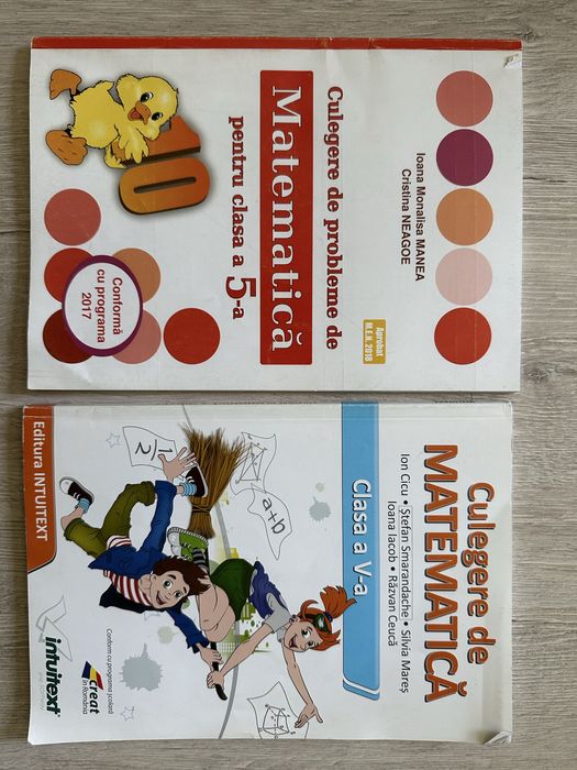 Culegeri matematica cla a VI si a V a