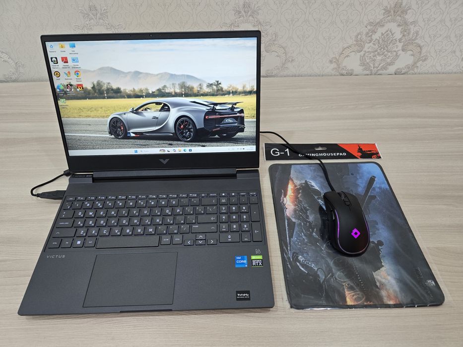 HP VICTUS, RTX 3050 4Gb, Core i5-12Th, RAM 16Gb, SSD 512Gb, Full HD IP