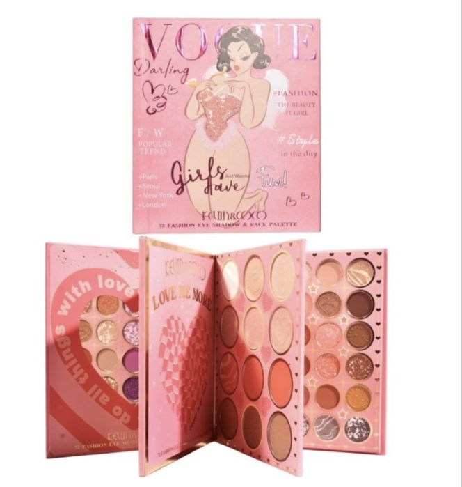 Палитри сенки, ружове, контури - всичко в 1