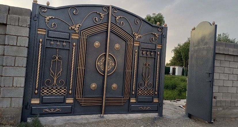 Ворота тапшан краски