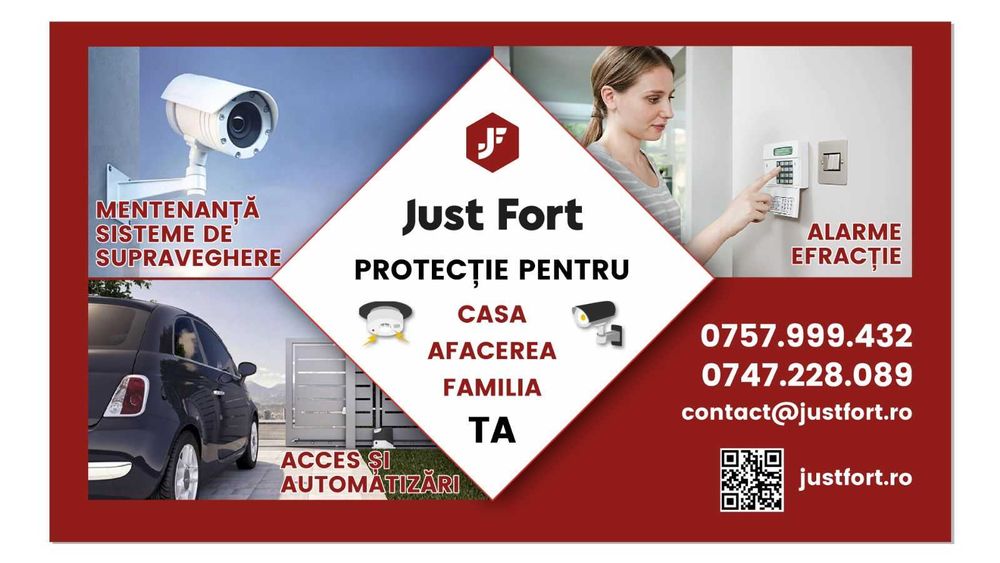 Mentenanță sisteme securitate (spații comerciale & instituții)