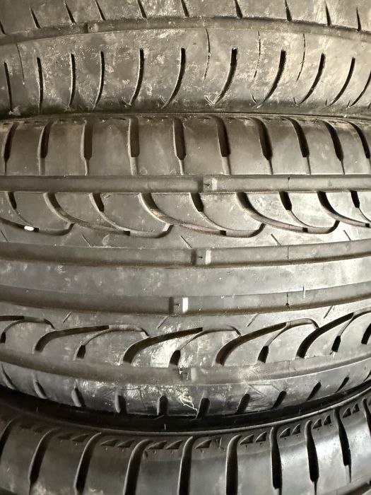 Vand 4 roti complete aftermarket, 2 cauciucuri nexen, 2 hankook.