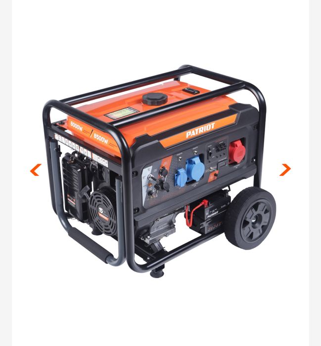 ВНИМАНИЕ АКЦИЯ!!! Бензиновый генратор 8.5 кв 220-380 в PATRIOT