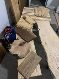 Tocatoare platouri  de servit lemn masiv si rasina
