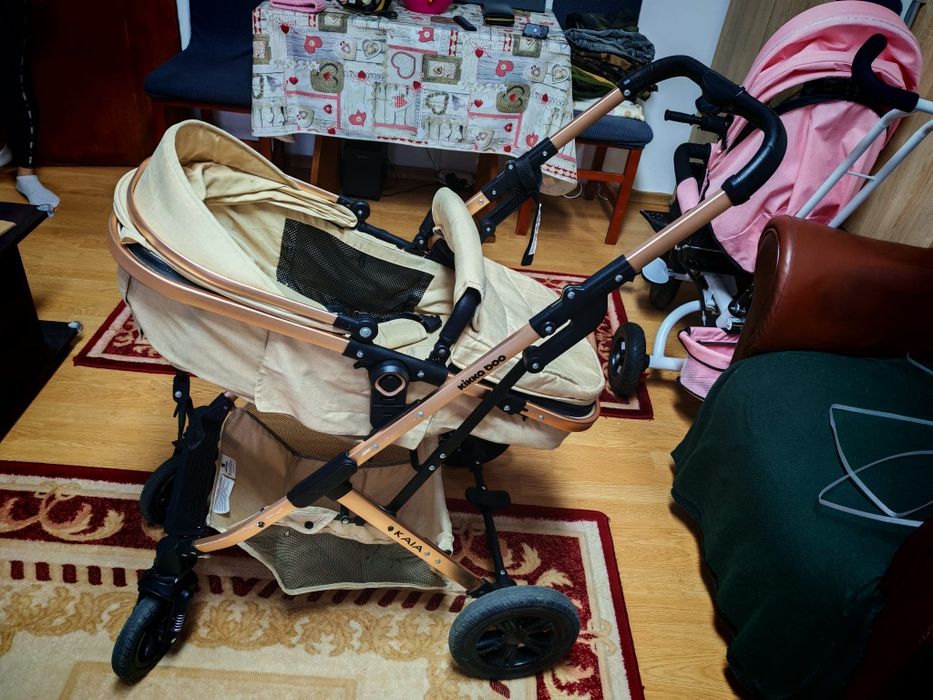Cărucior KikkaBoo 3 in 1 Bej