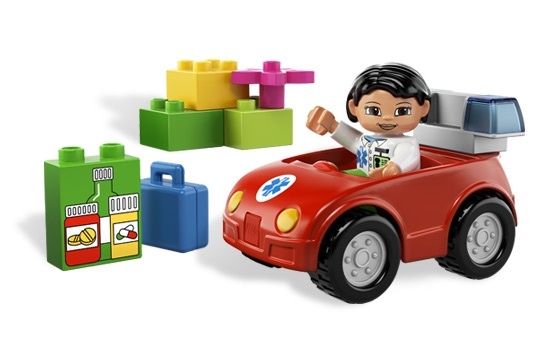 Lego Duplo Ambulanta cu asistenta