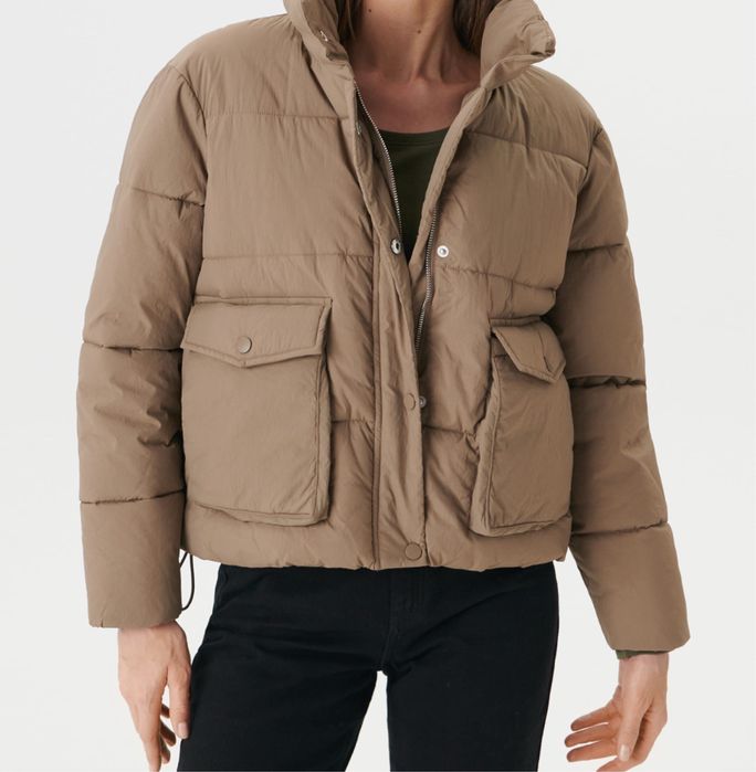 Дамско кафяво яке S