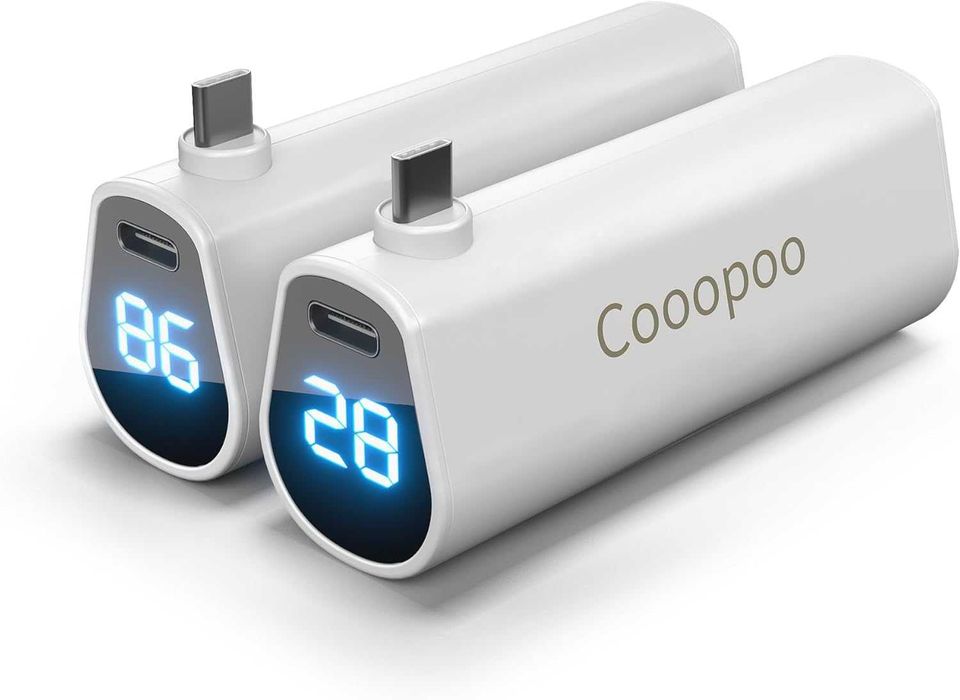Комплект батерии за Meta Quest 3 и 2 Cooopoo 2x5000mAh леки
