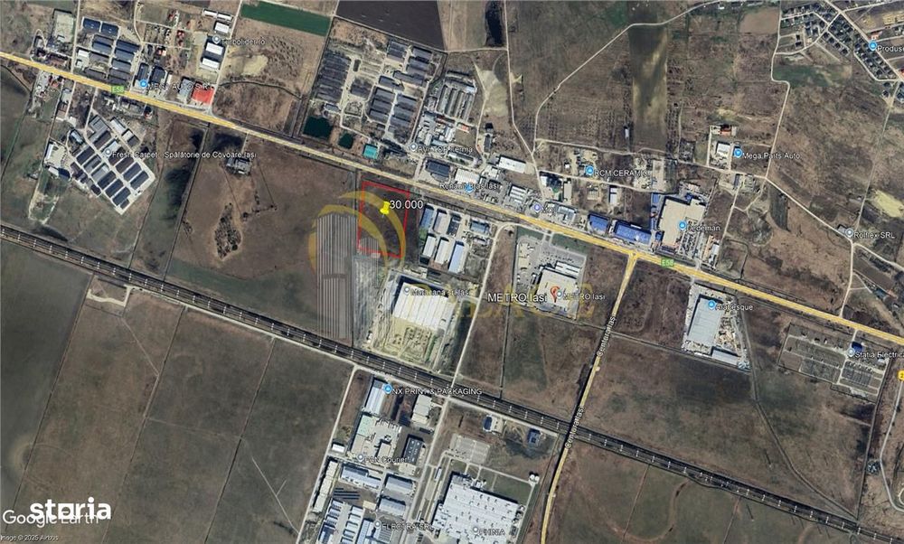 Teren vanzare 30.000 mp. Iasi- Metro