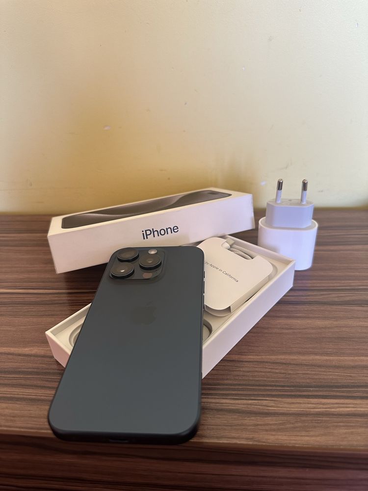 НОВ! iphone 15 Pro; 256 GB; Blue Titanium ГАРАНЦИЯ