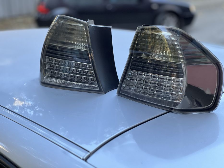 Led  външени стопове бели за BMW E90