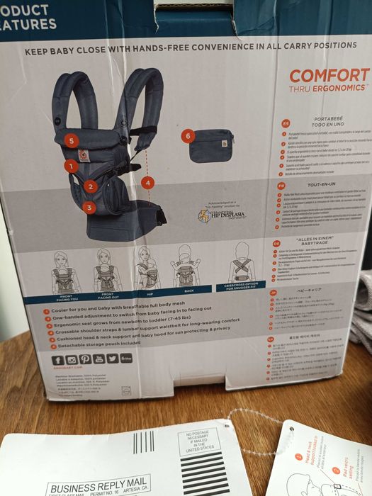 Ергономична раница Ergobaby OMNI 360 COOL AIR MESH ALL IN ONE