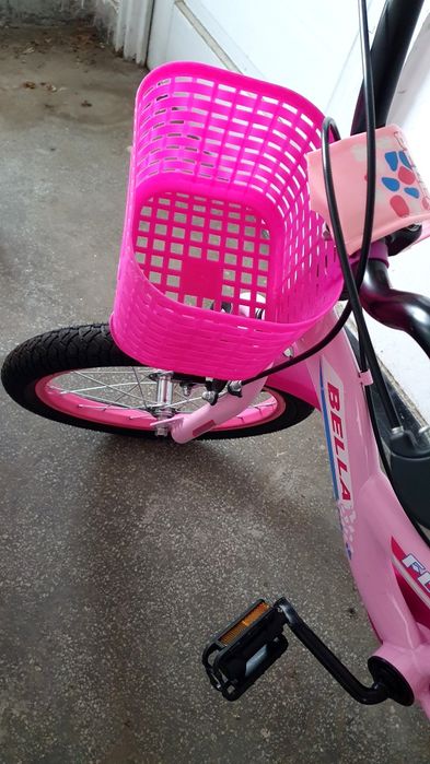 Bicicletă copii roz, Bella 16 inch, Marca Decor Casa