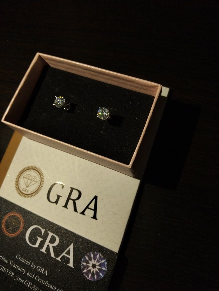 Cerceii "Eternity" – Moissanite 1CT VVS1 în Argint S925