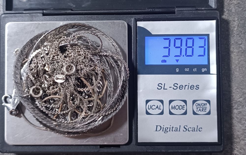 Серебряные цепи 925 проба 7 шт.