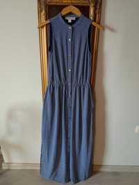 Michael Kors - оригинална дълга лятна синя рокля,  XS