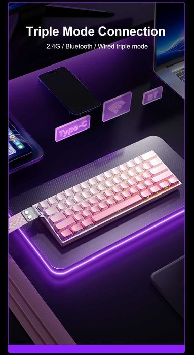 игровая механиiческая клавиатура Aula MIni60