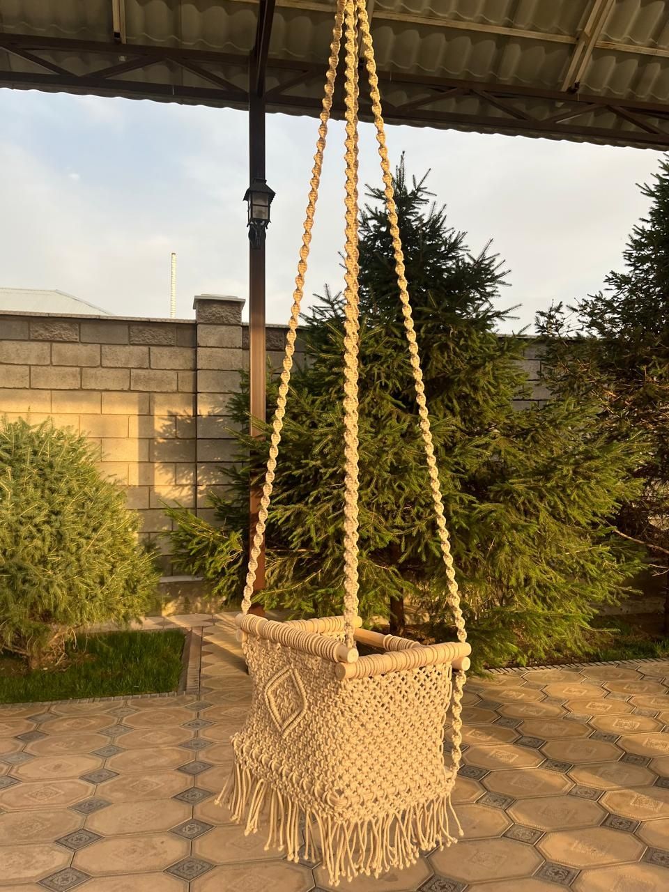 Качели макраме ручная работа