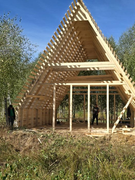 Case modulare din lemn sau din tevi  profile