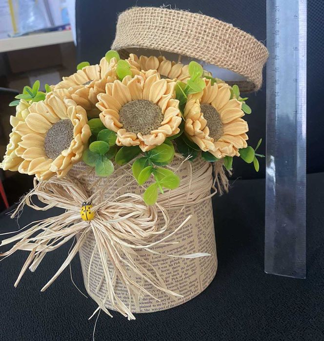 Букет от восък - Слънчогледи