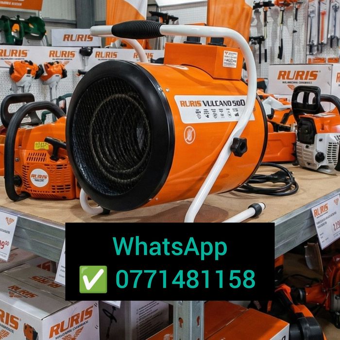 Aeroterma electrica trifazata Ruris Vulcano 500, 5 kW